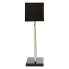 Webb Art Deco Glass Table Lamp With Fabric Shade-Niro Home-nirohome