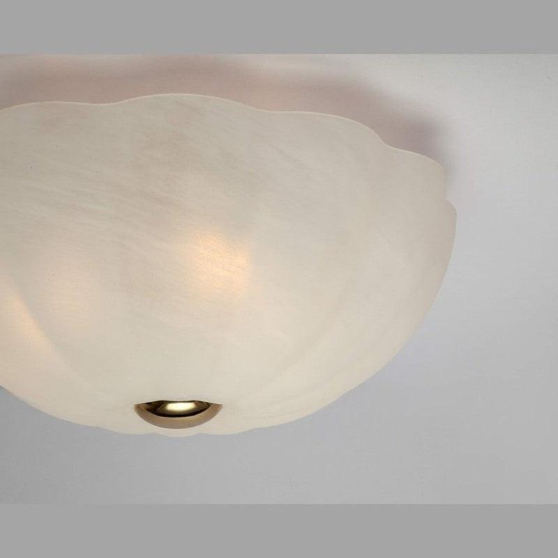 White Flower Flush Ceiling Light-Houseof.-nirohome