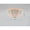 White Flower Flush Ceiling Light-Houseof.-nirohome