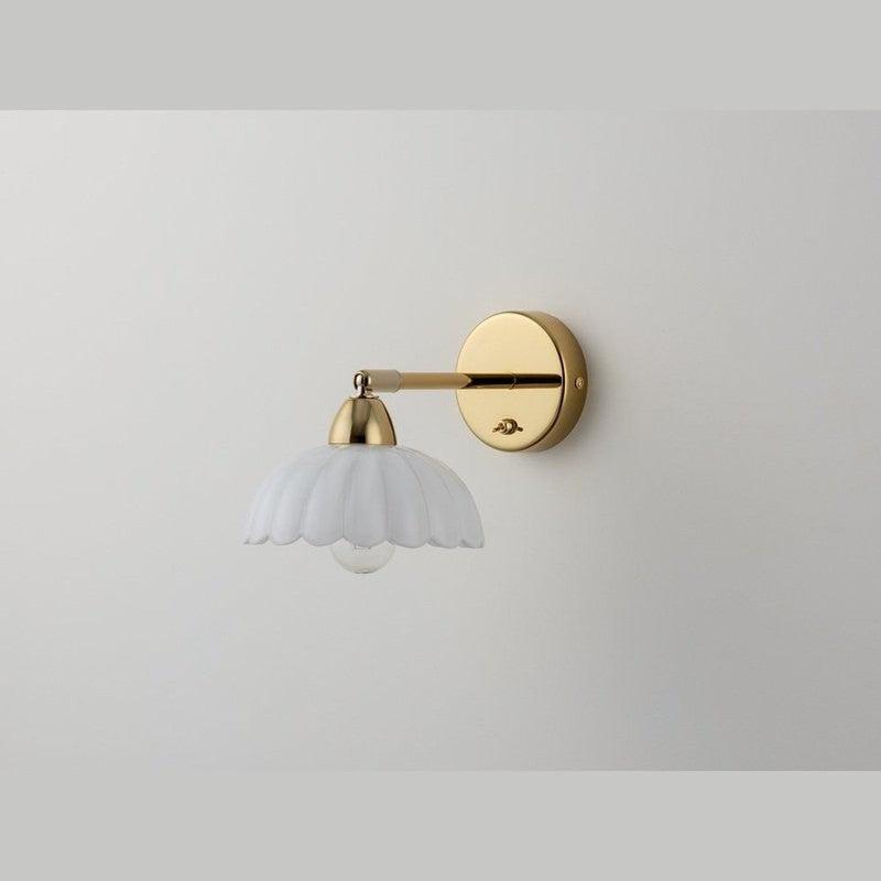 White Flower Sconce Wall Light-Houseof.-nirohome