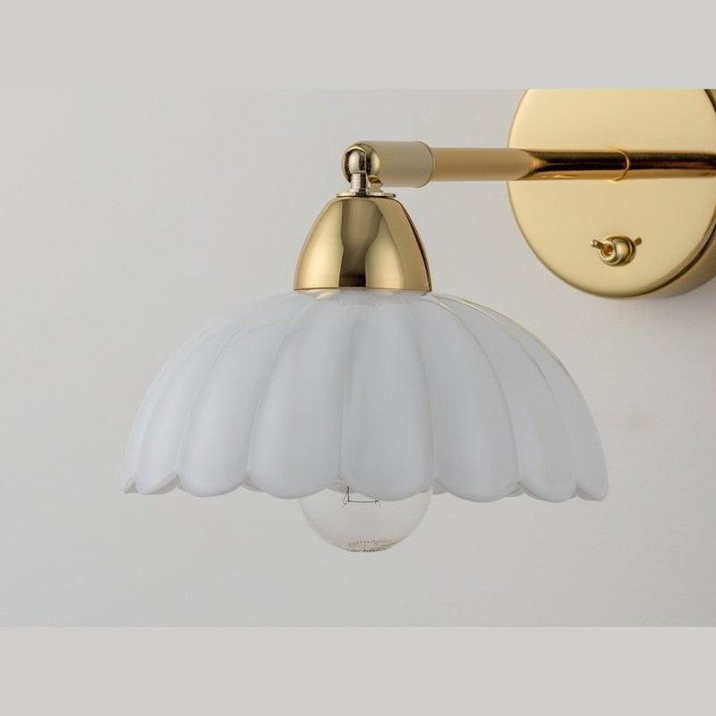 White Flower Sconce Wall Light-Houseof.-nirohome