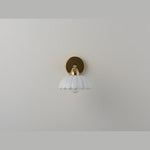 White Flower Sconce Wall Light-Houseof.-nirohome