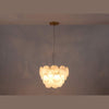 White Glass Disk Chandelier Ceiling Light-Houseof.-nirohome