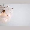 White Glass Disk Chandelier Ceiling Light-Houseof.-nirohome