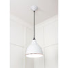 White Gloss Brindley Pendant-From The Anvil-Copper-nirohome