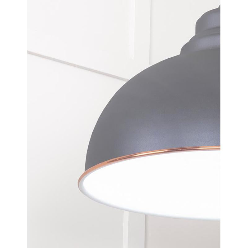 White Gloss Harborne Pendant-From The Anvil-Copper-nirohome