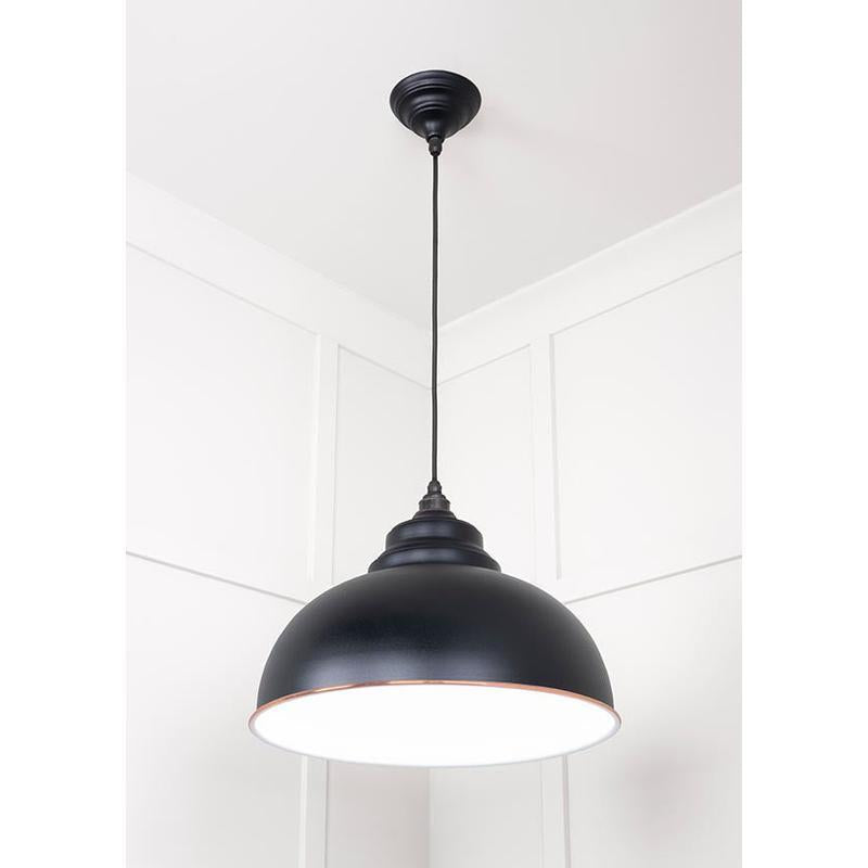 White Gloss Harborne Pendant-From The Anvil-Copper-nirohome