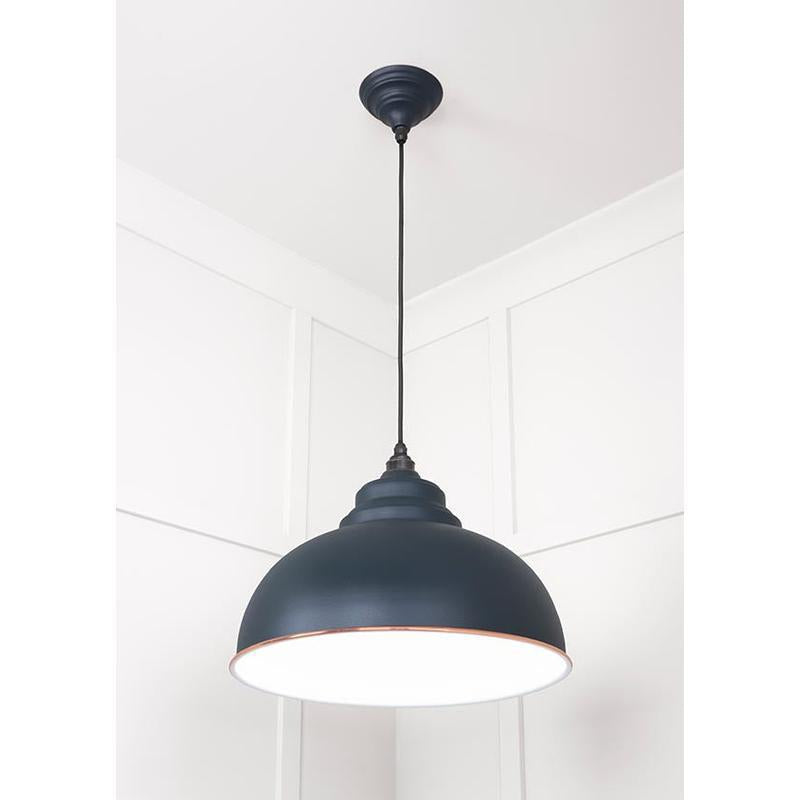 White Gloss Harborne Pendant-From The Anvil-Copper-nirohome