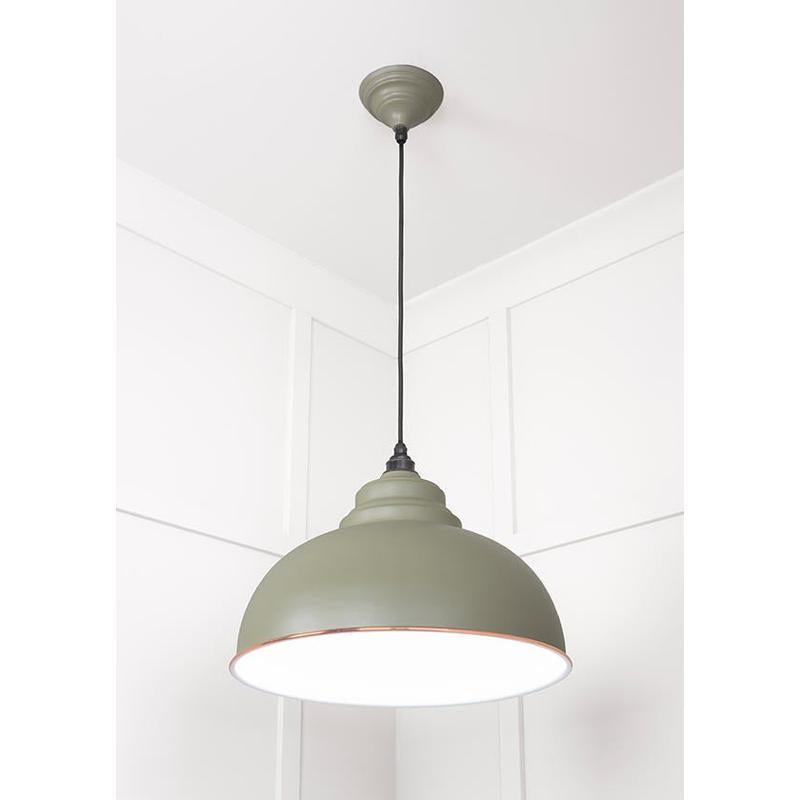 White Gloss Harborne Pendant-From The Anvil-Copper-nirohome