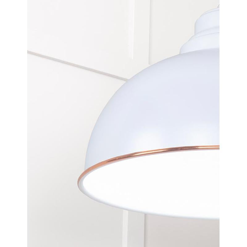White Gloss Harborne Pendant-From The Anvil-Copper-nirohome