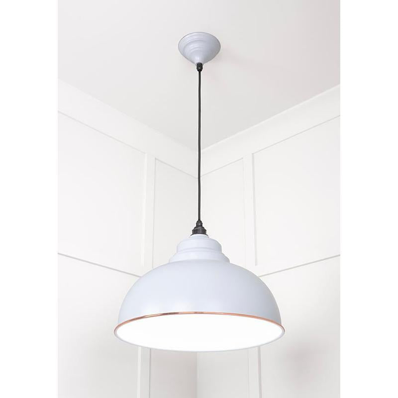 White Gloss Harborne Pendant-From The Anvil-Copper-nirohome
