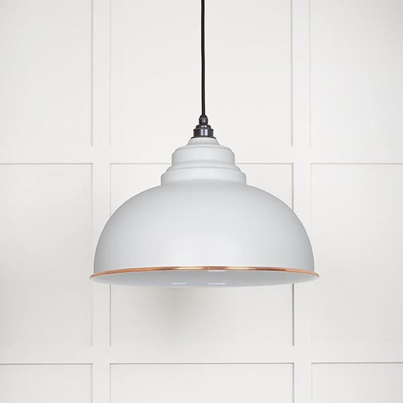 White Gloss Harborne Pendant-From The Anvil-Flock-nirohome