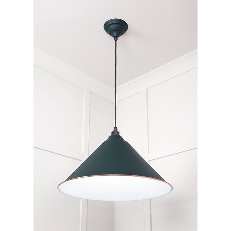 White Gloss Hockley Pendant-From The Anvil-Copper-nirohome