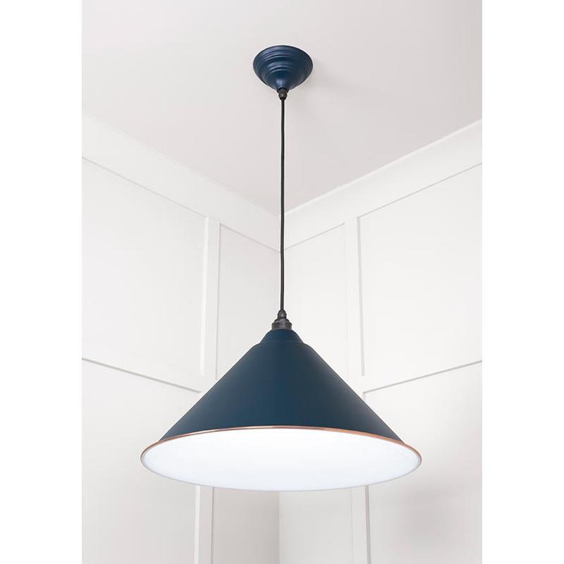 White Gloss Hockley Pendant-From The Anvil-Copper-nirohome