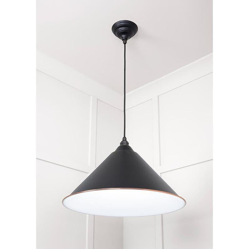 White Gloss Hockley Pendant-From The Anvil-Copper-nirohome