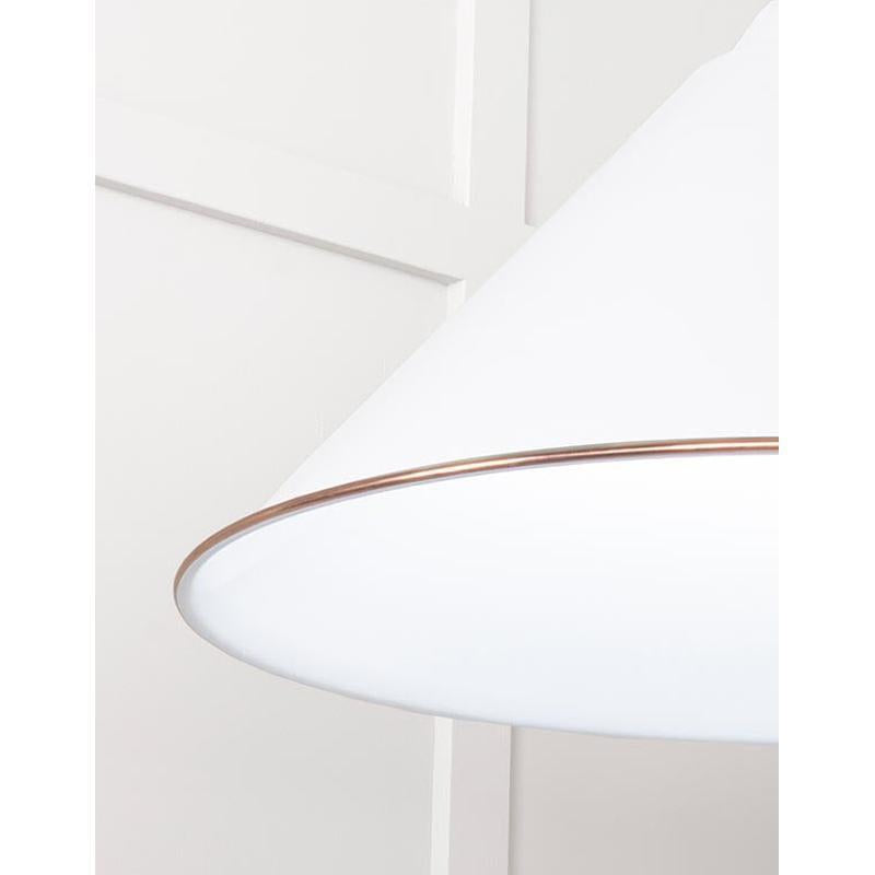 White Gloss Hockley Pendant-From The Anvil-Copper-nirohome