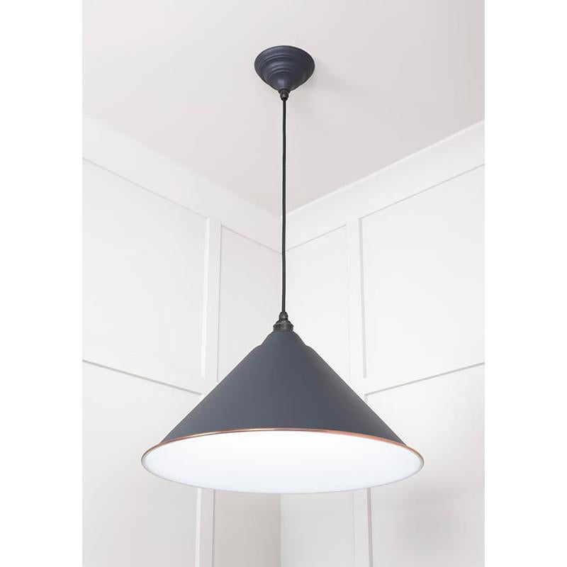 White Gloss Hockley Pendant-From The Anvil-Copper-nirohome