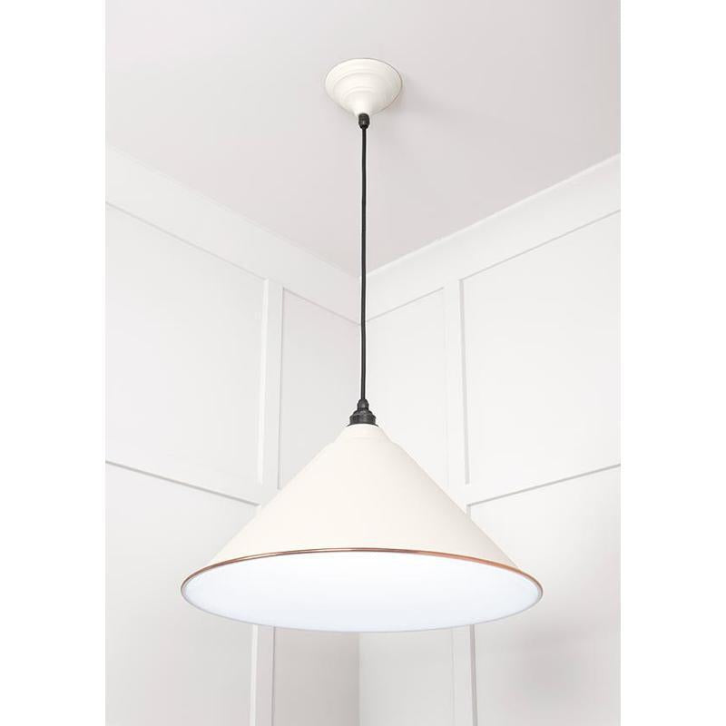 White Gloss Hockley Pendant-From The Anvil-Copper-nirohome