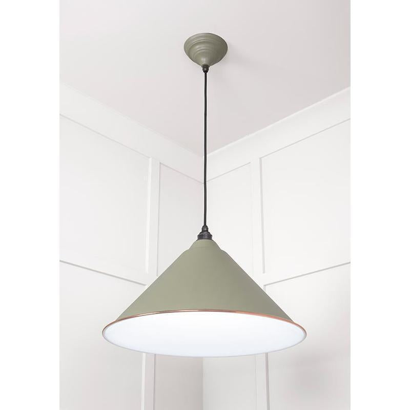 White Gloss Hockley Pendant-From The Anvil-Copper-nirohome
