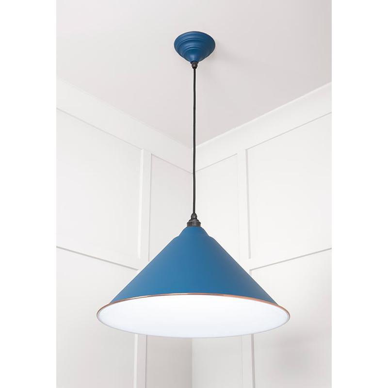 White Gloss Hockley Pendant-From The Anvil-Copper-nirohome