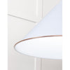 White Gloss Hockley Pendant-From The Anvil-Copper-nirohome