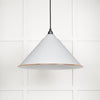 White Gloss Hockley Pendant-From The Anvil-Flock-nirohome