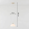 White flower glass pendant ceiling light-Houseof.-nirohome