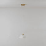 White flower glass pendant ceiling light-Houseof.-nirohome