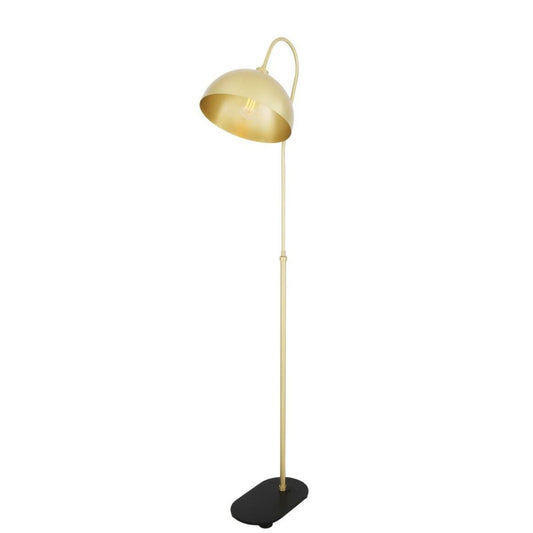 Patrick Mid-Century Brass Floor Lamp